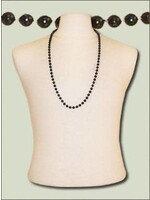 33" 7mm Round Metallic Black BEADS ­ 6/PKT