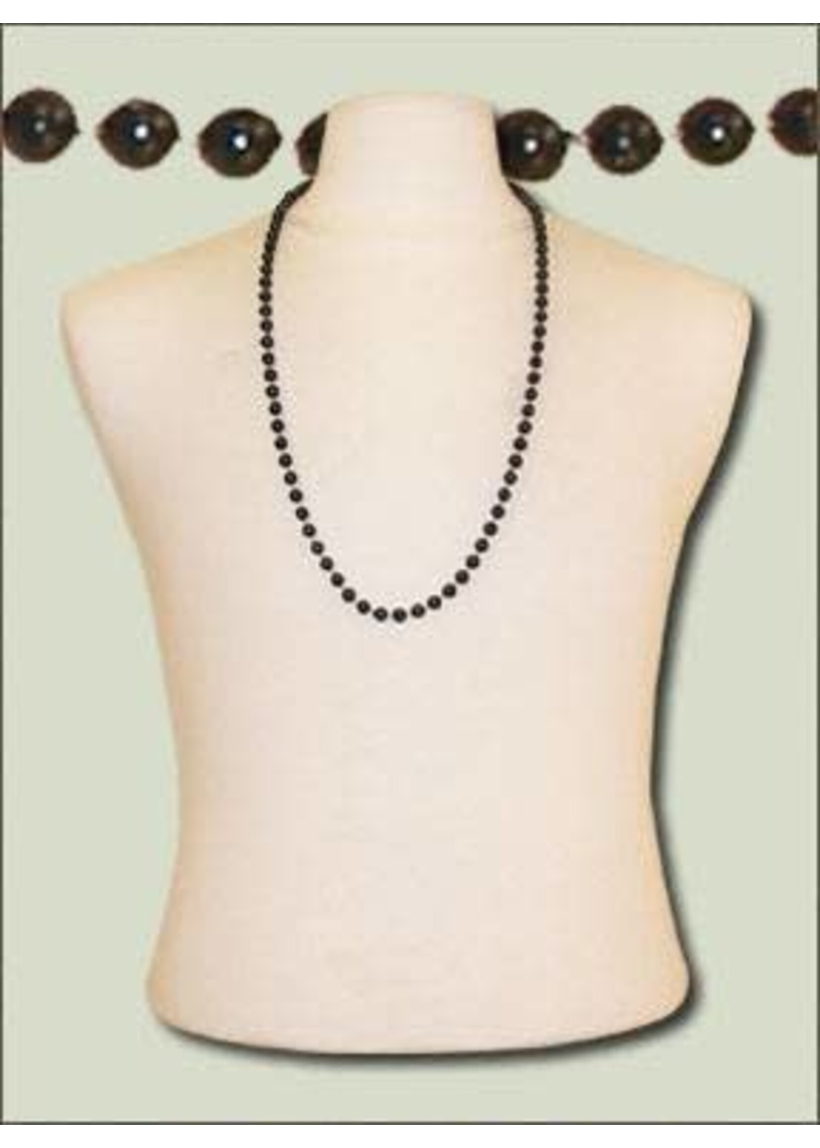 48" 10mm Black Beads 3/PKT ­