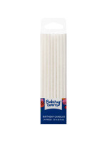 White Glitter Slim Specialty Candles