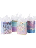 Colorful Marble Pattern Gift Bag 10" X 5" X 13"
