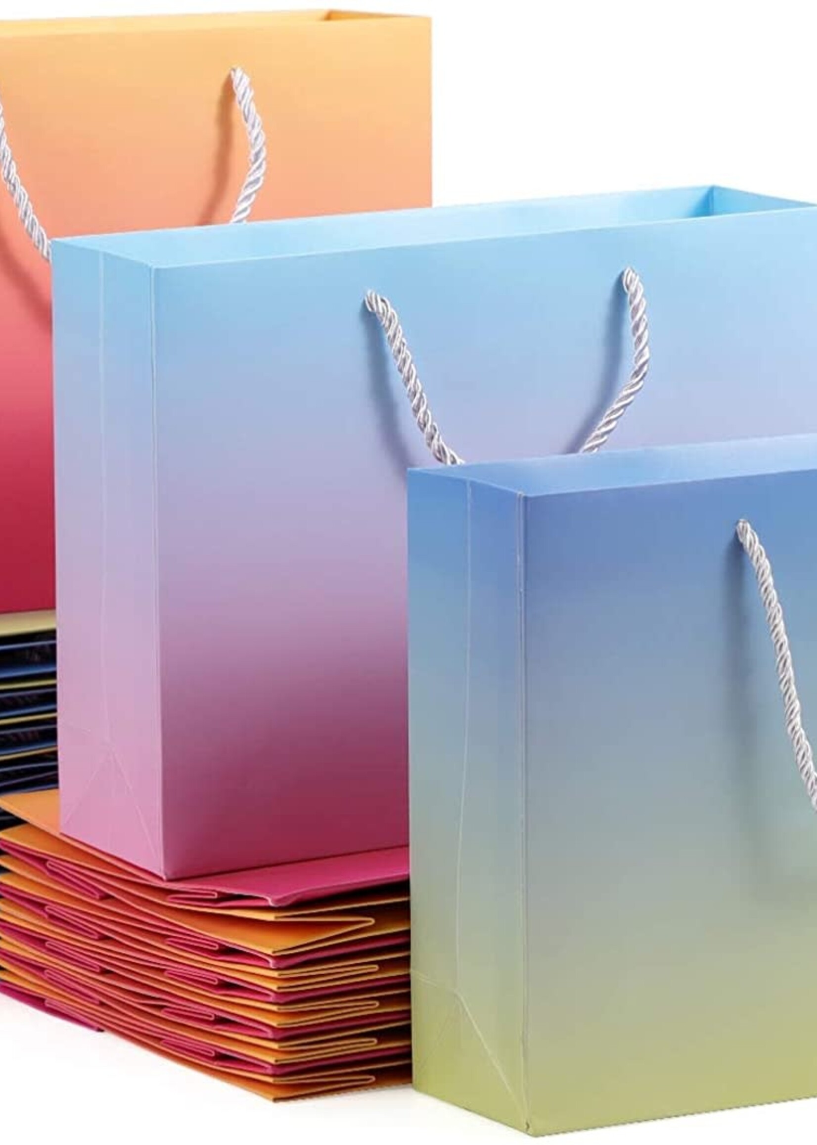 Paper Gift Bags, Medium10.6"x 3.1"x 8.3"