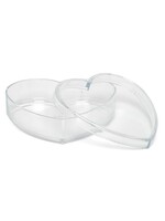 2-1/2" CLEAR HEART PLASTIC BOX