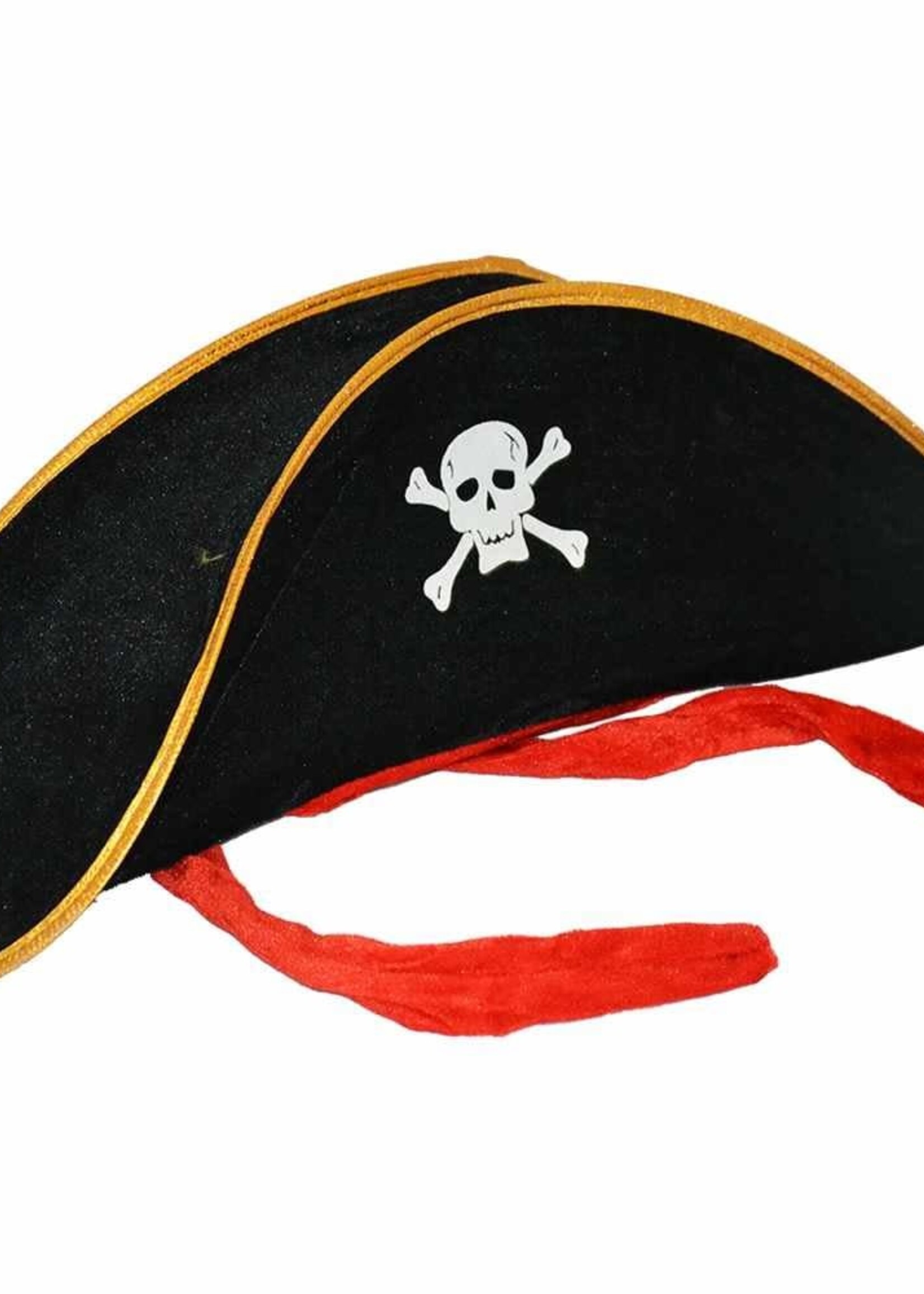 Pirate Hat W/red Band