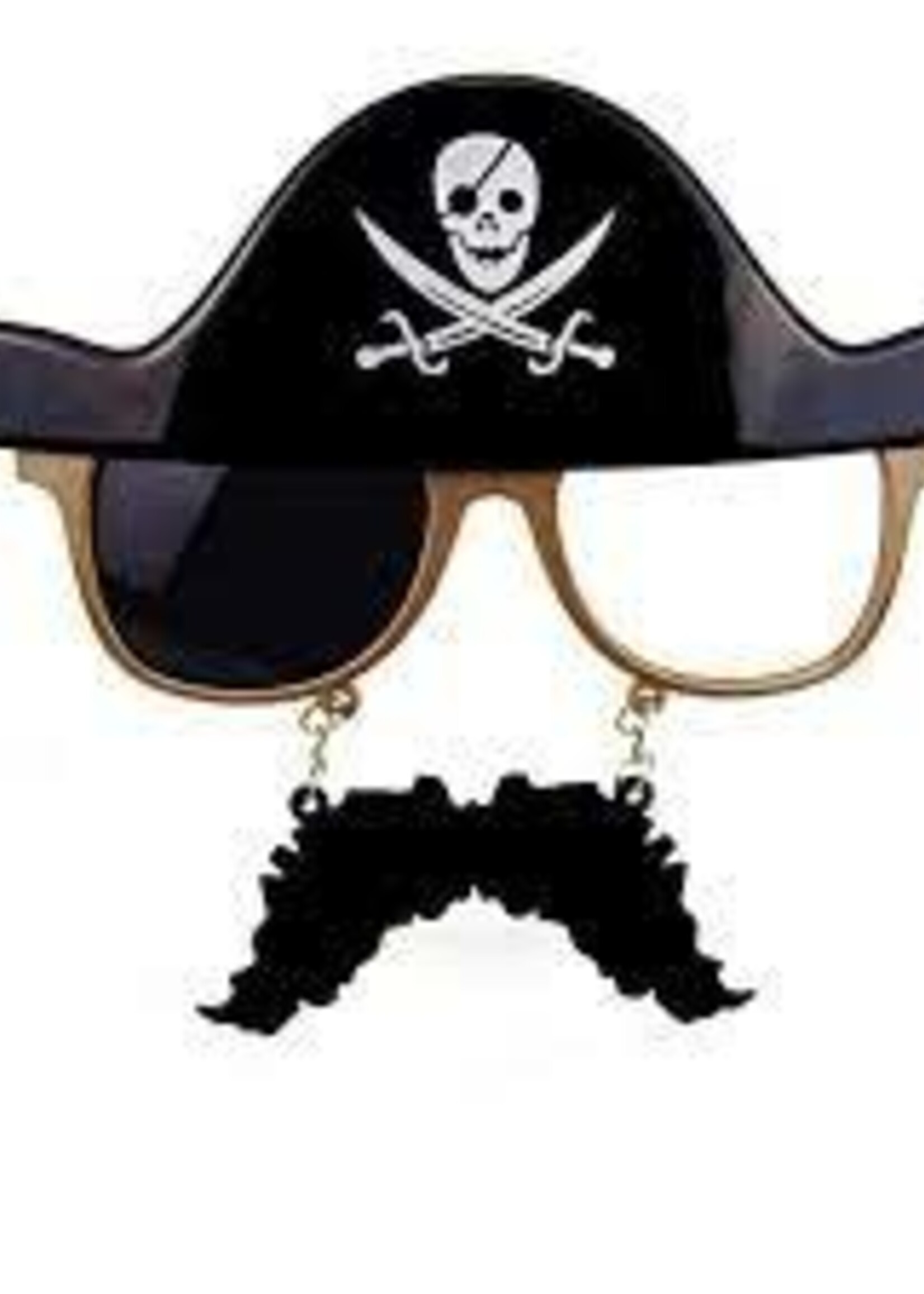 Pirate Eye Glasses With Mustache