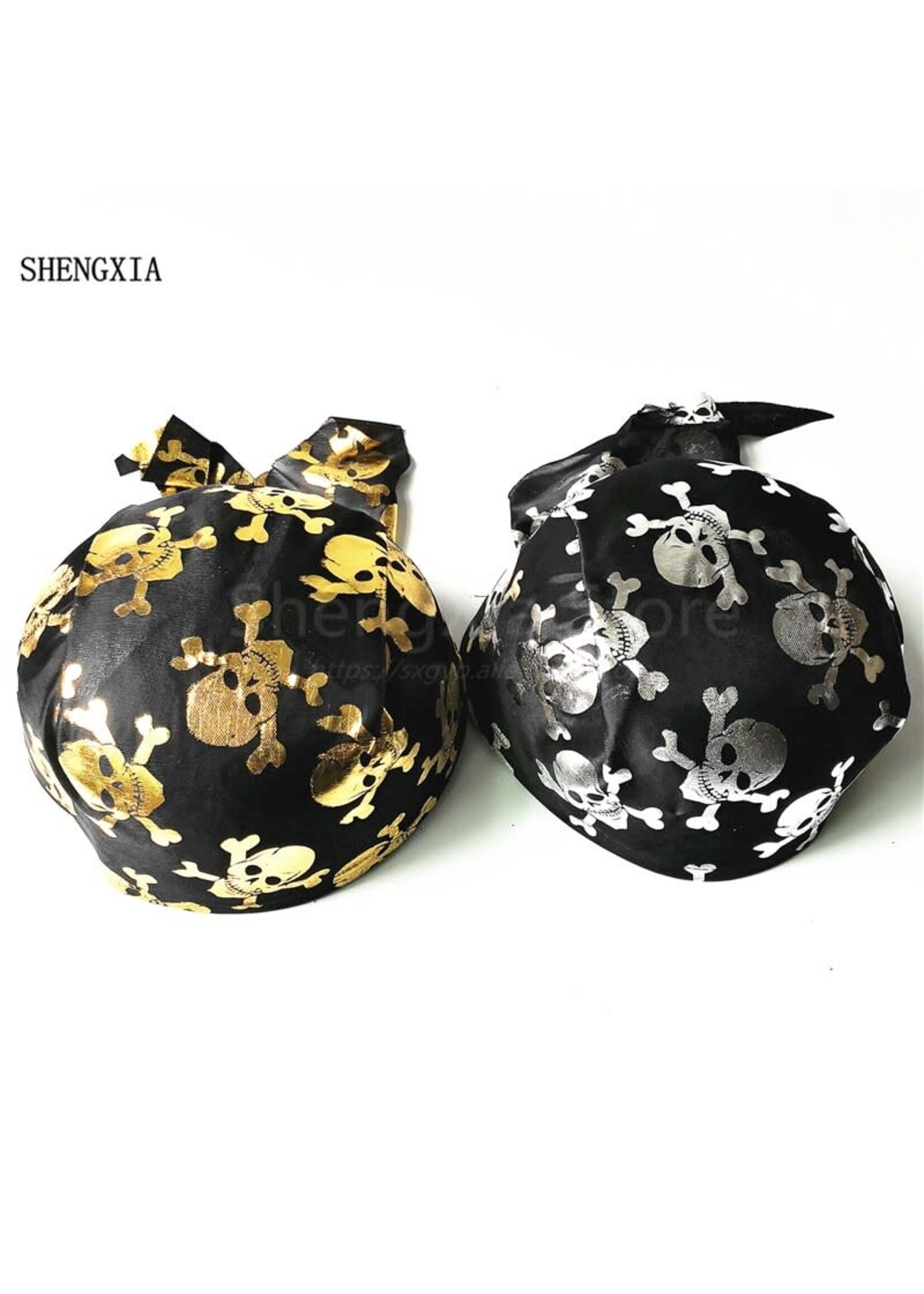 PIRATE ROUND SKULL HAT