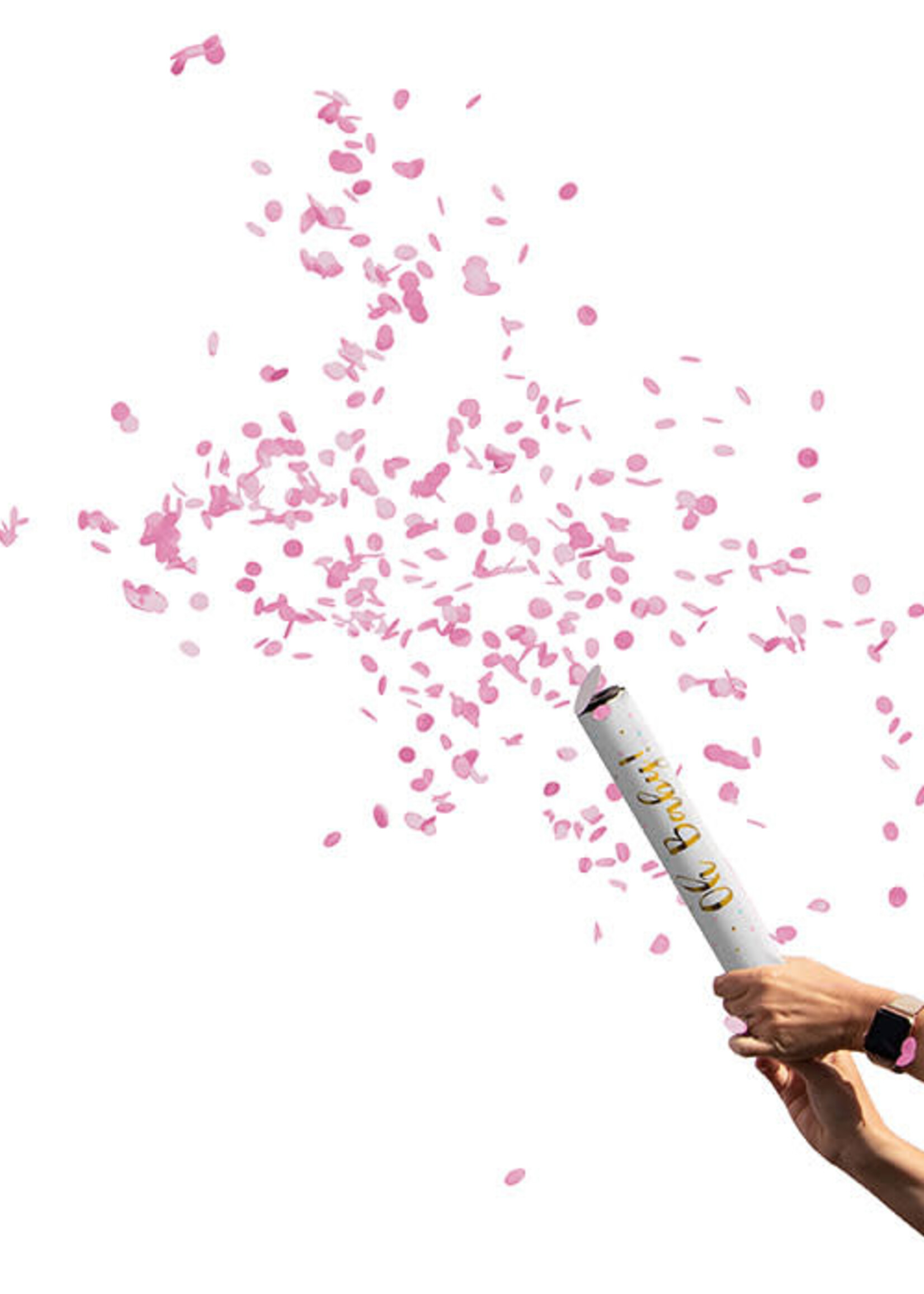 CONFETTI CANNON 2CT PINK OH BABY GENDER REVEAL