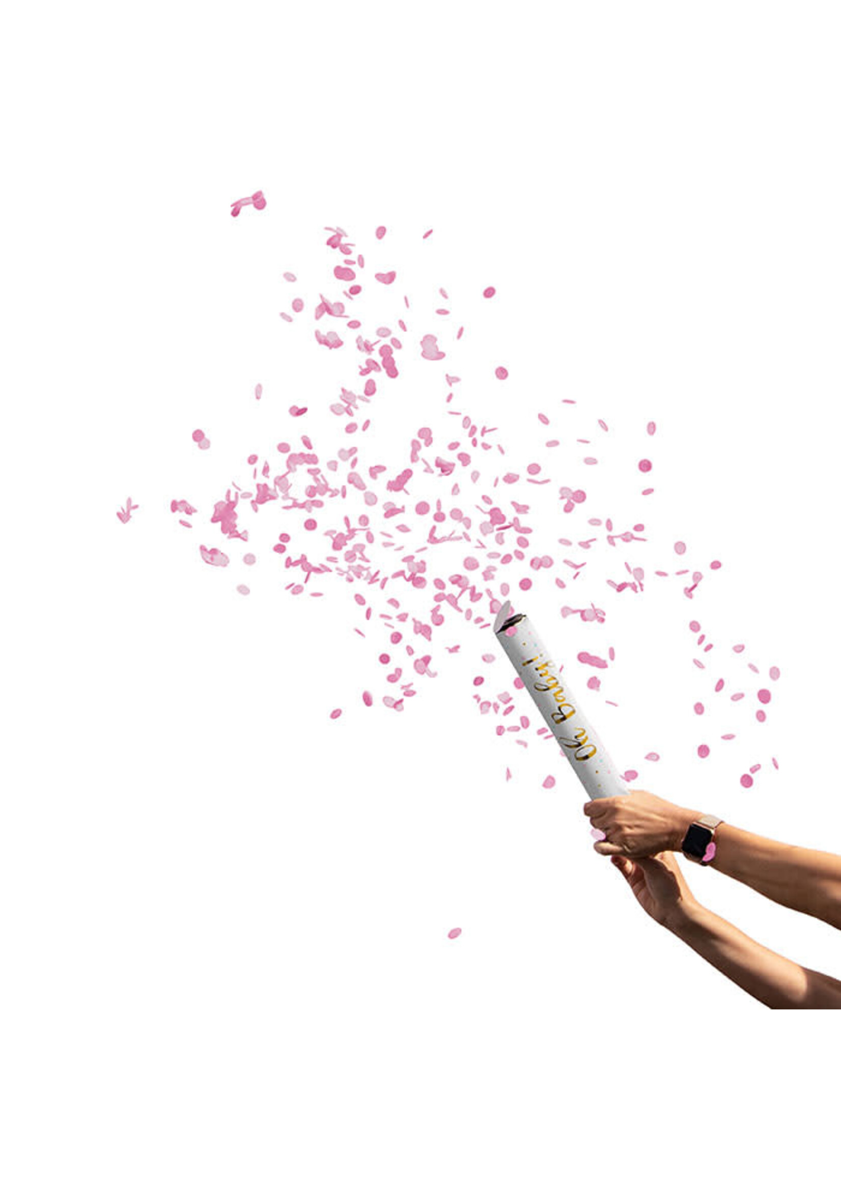 CONFETTI CANNON 2CT PINK OH BABY GENDER REVEAL