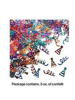 CONFETTI 1CT BD STREAMERS/HATS