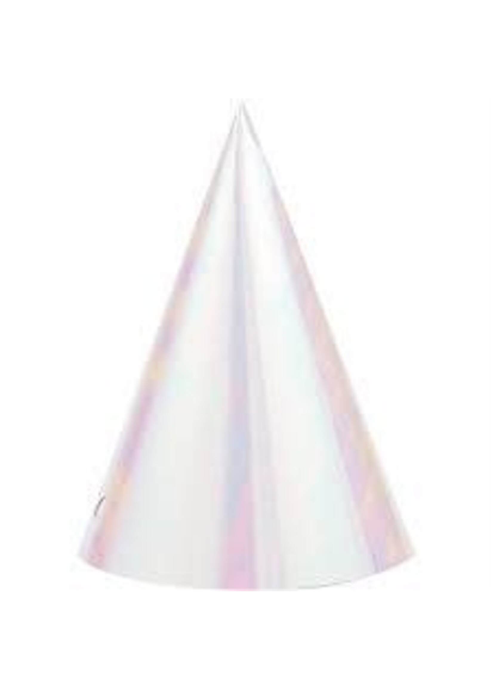 HAT CONE 8CT IRIDESCENT