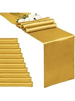 TABLE RUNNER GOLD CLOTH 12 X108 INCH