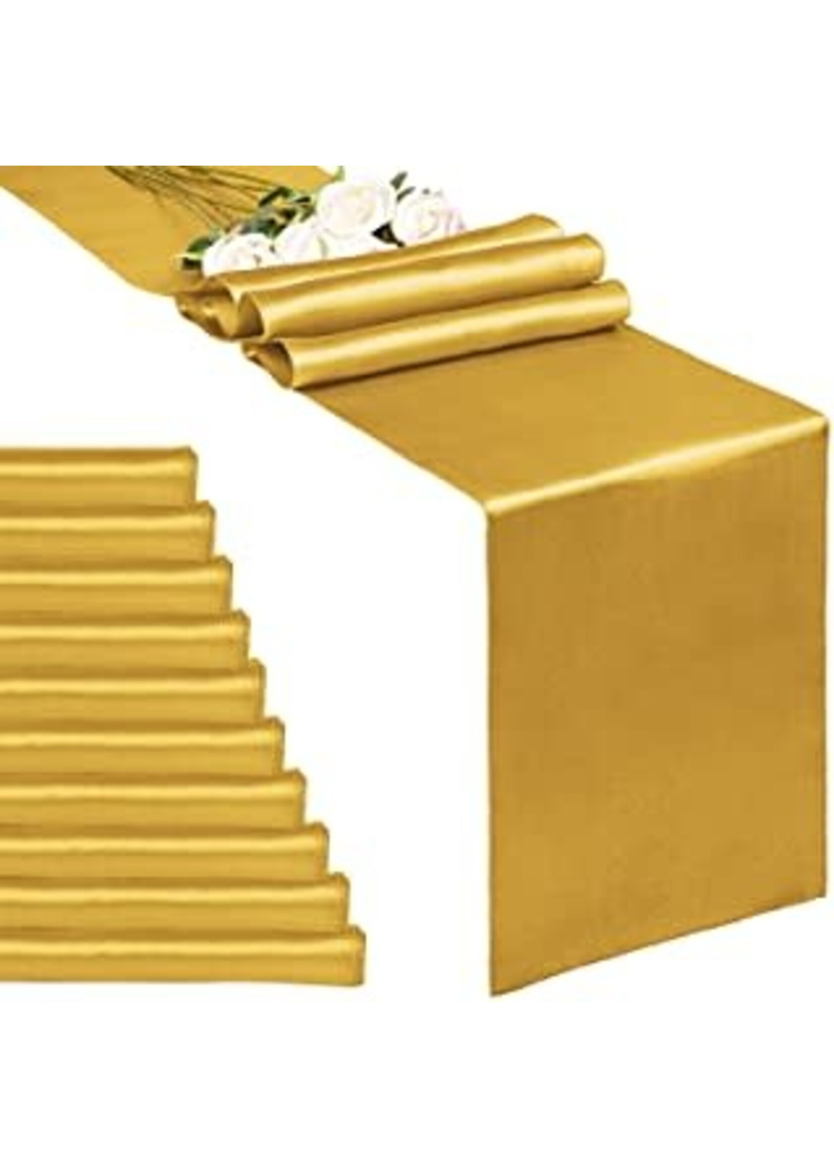 TABLE RUNNER GOLD CLOTH 12 X108 INCH