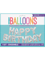 14" SILVER BD LTR BLN BNR KIT