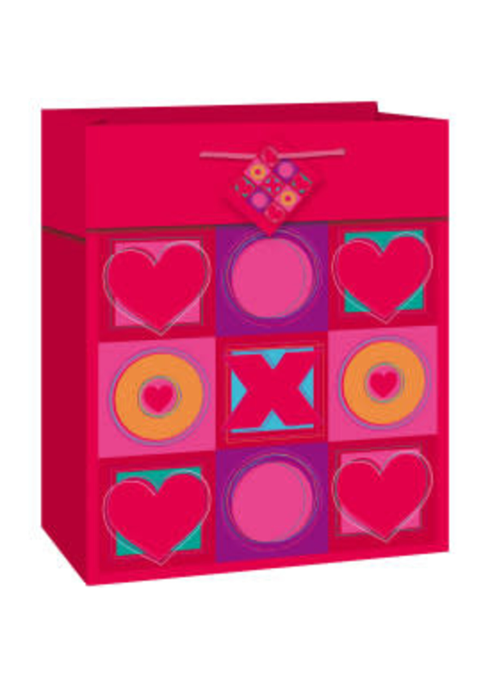 XO Hearts Medium Gift Bag