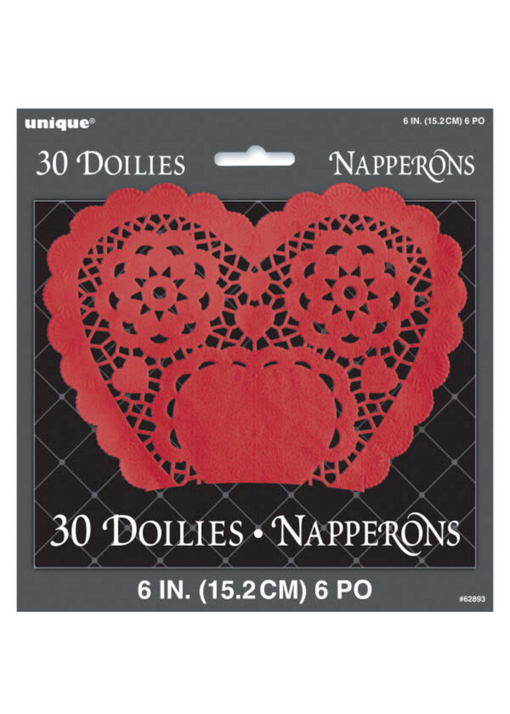 Red Heart Doilies, 6", 30ct