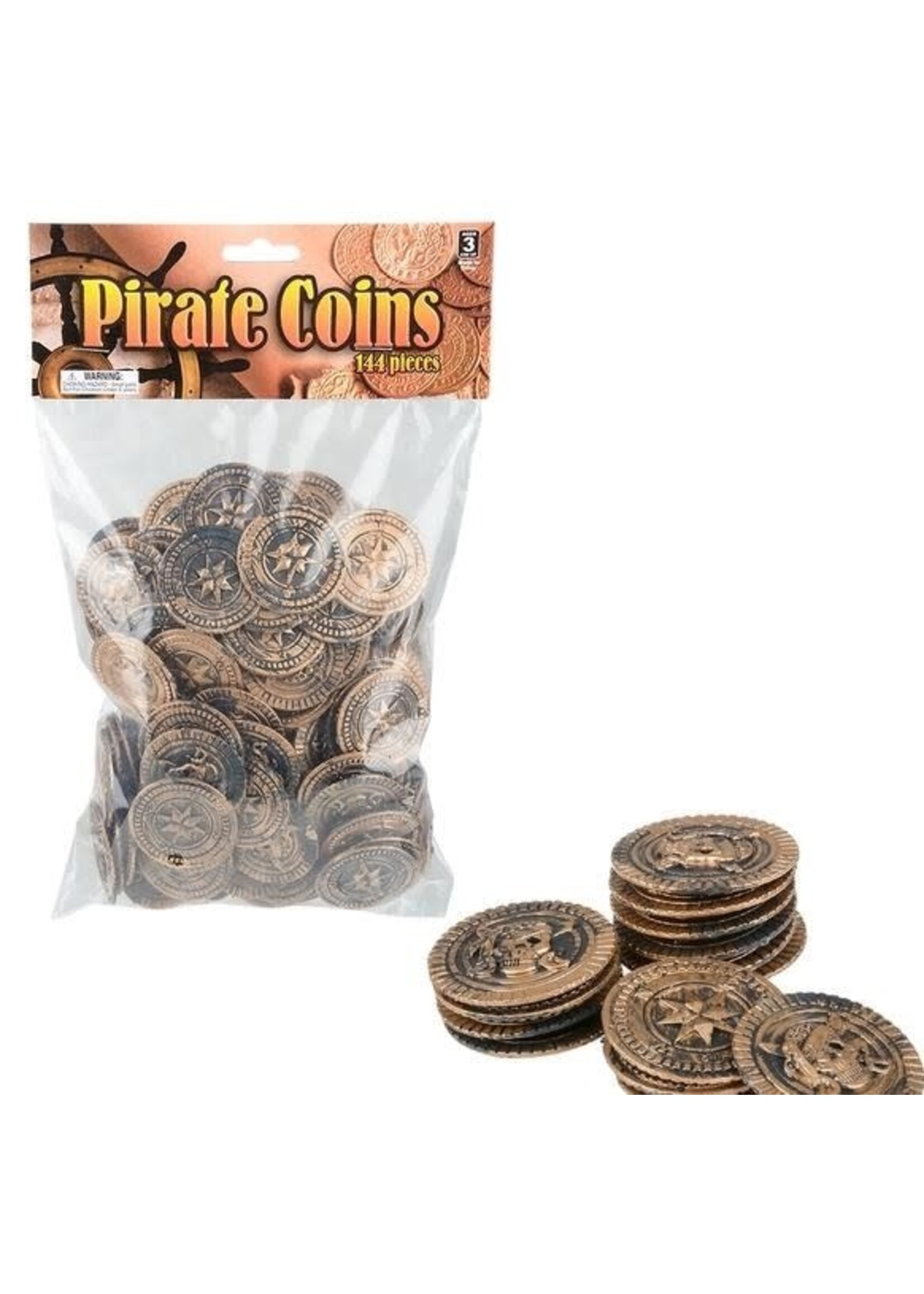 1.5" PIRATE COINS 6/PKT