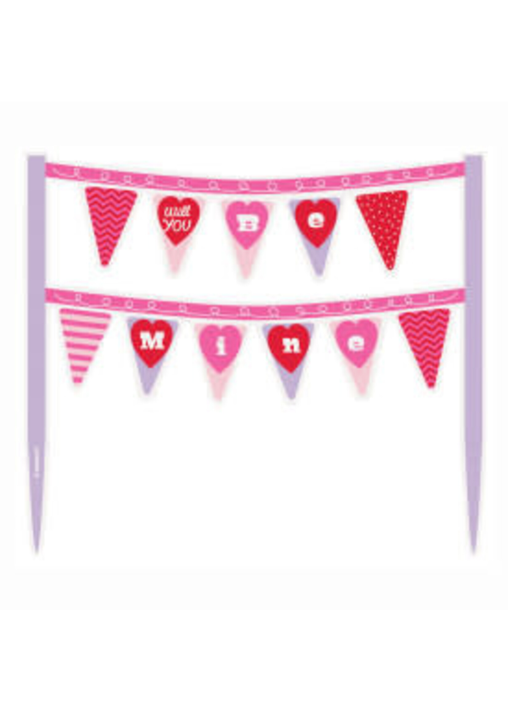 Be Mine Cake Bunting