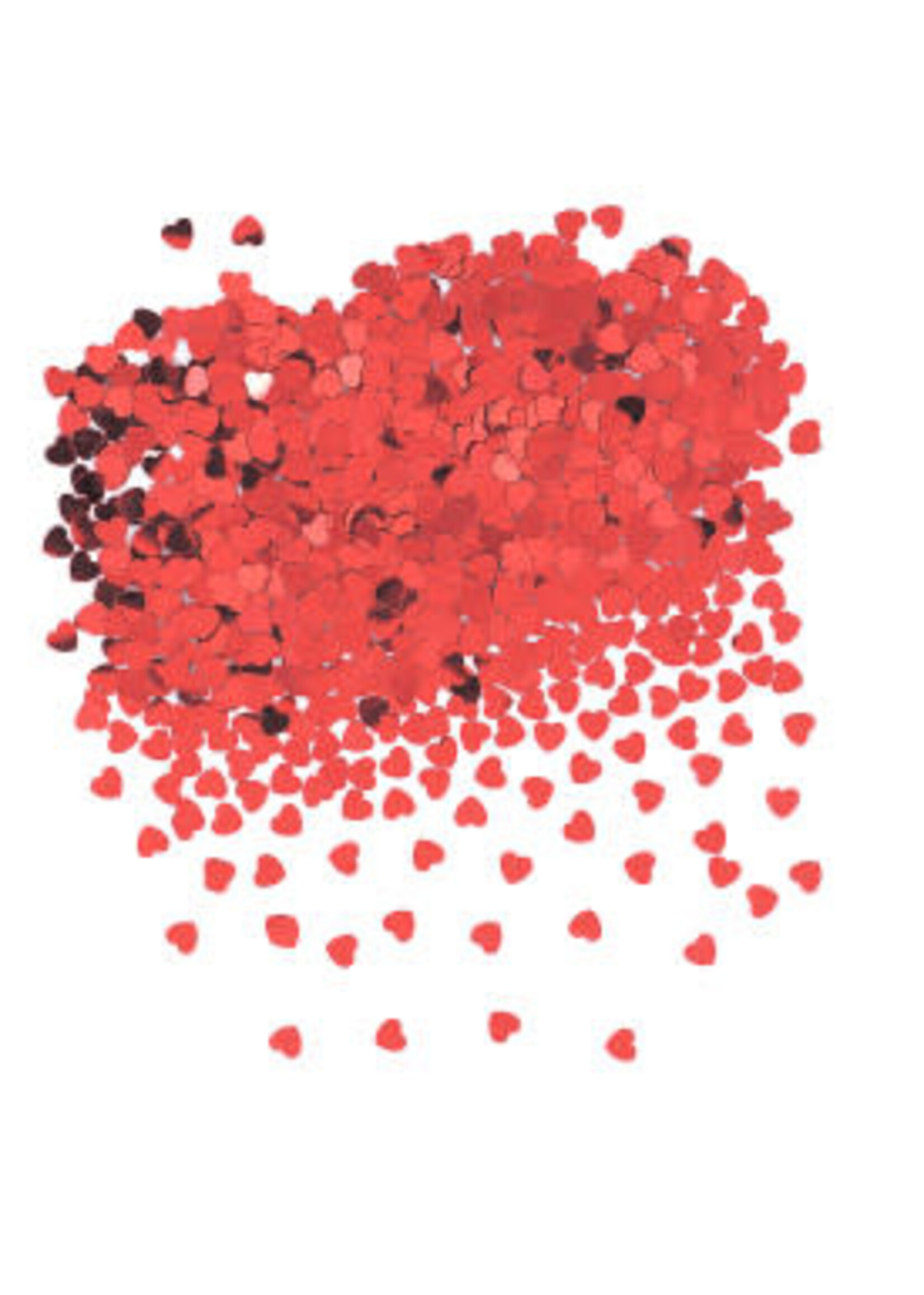 Red Foil Heart Confetti, .5oz