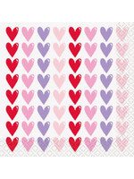 Sparkling Hearts Beverage Napkins, 16ct