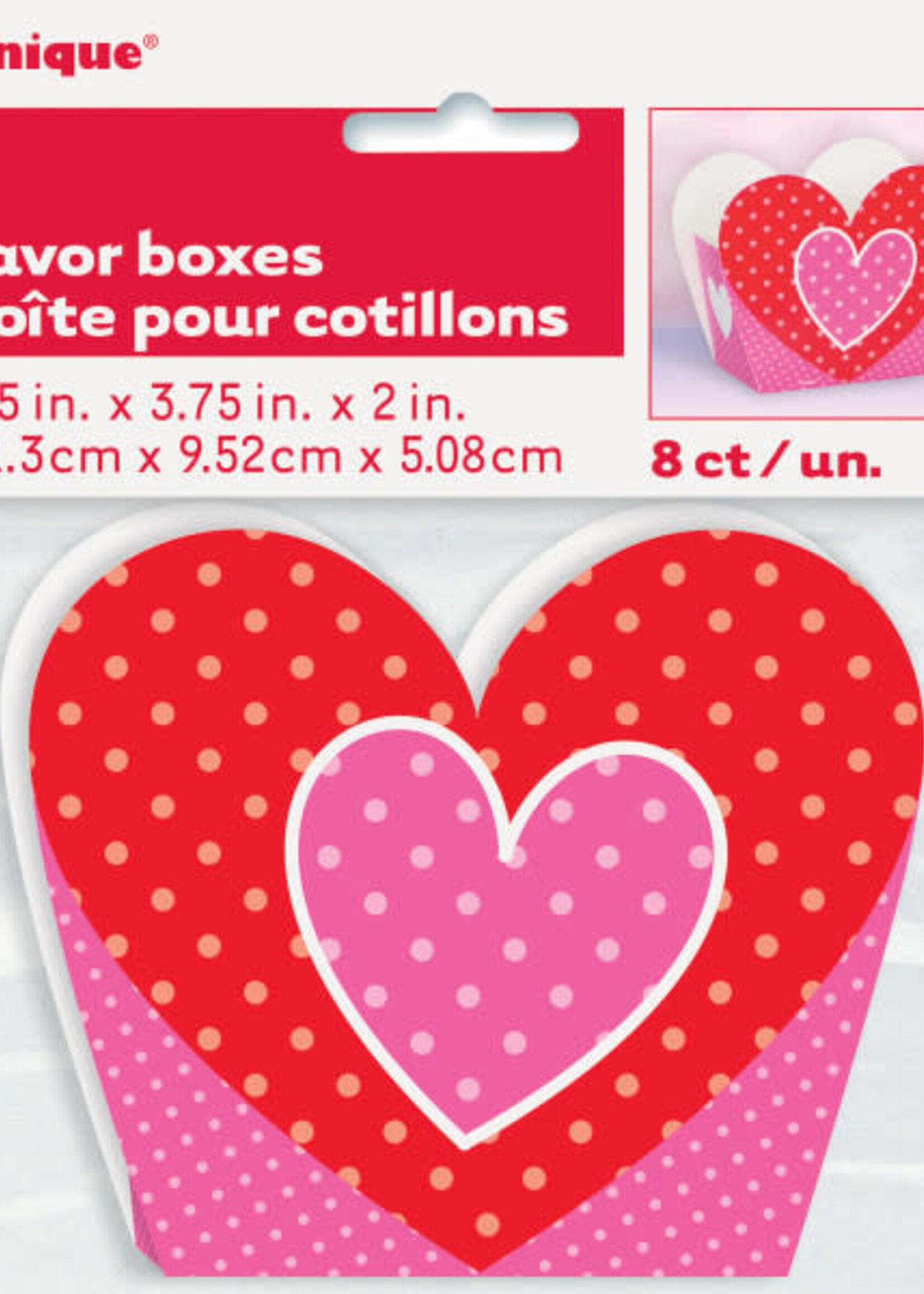 Heart Favor Boxes, 8ct
