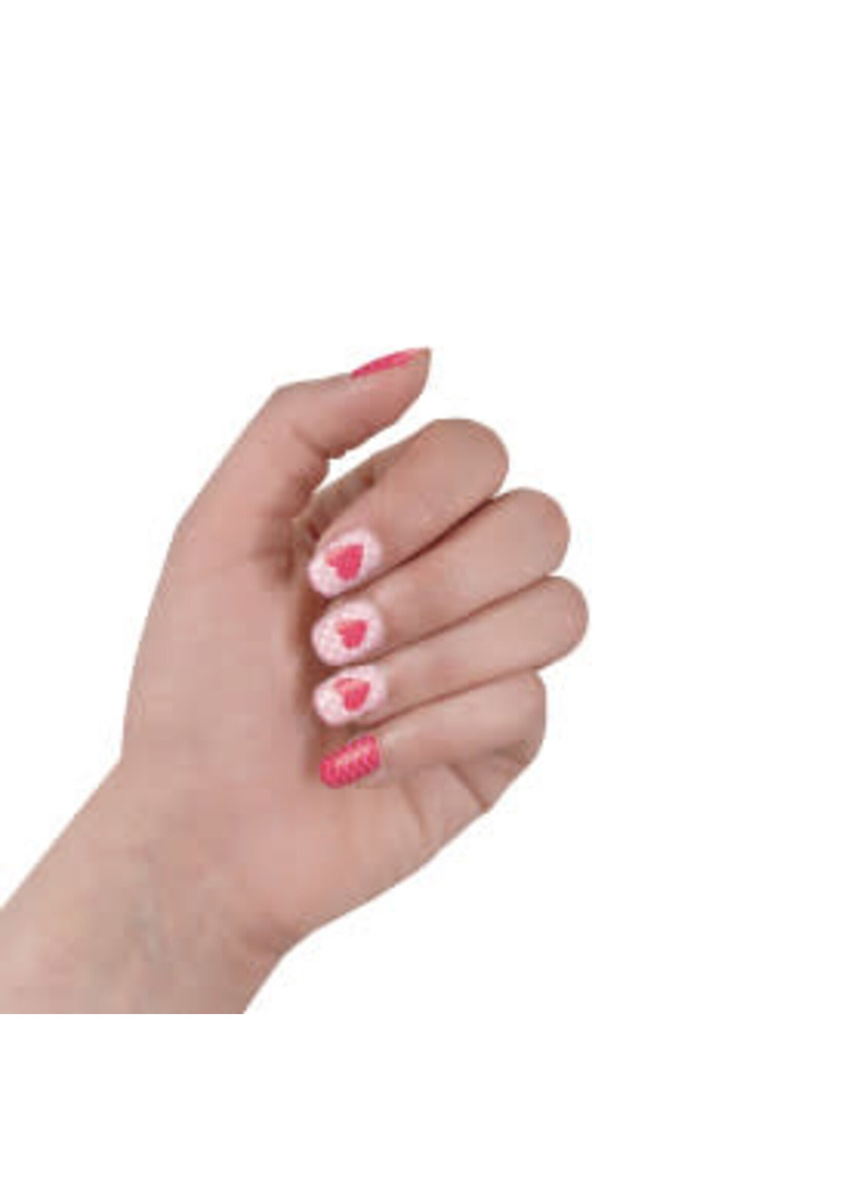 Valentine Heart Nail Stickers, 20ct