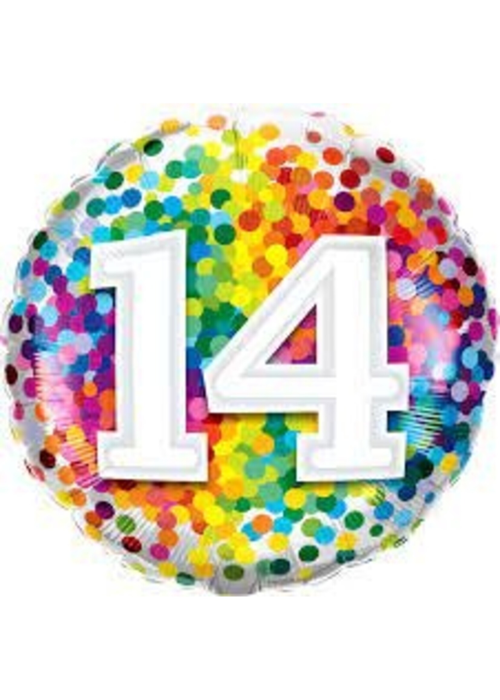 14 RAINBOW CONFETTI