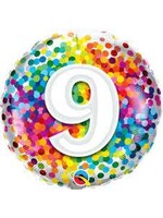 9 RAINBOW CONFETTI