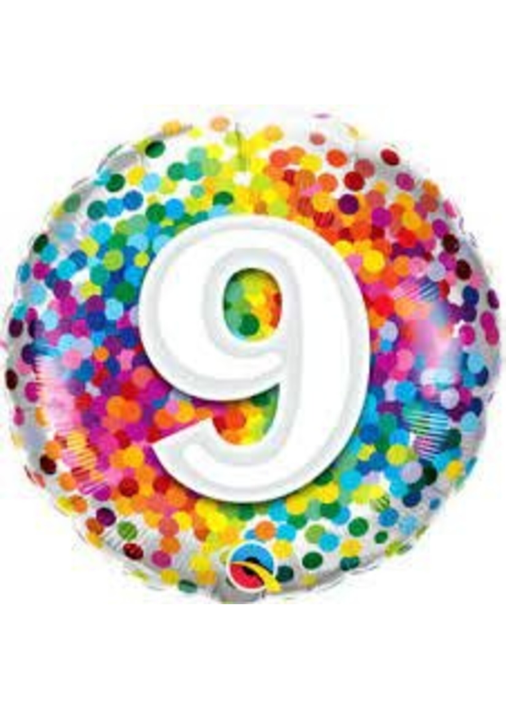 9 RAINBOW CONFETTI