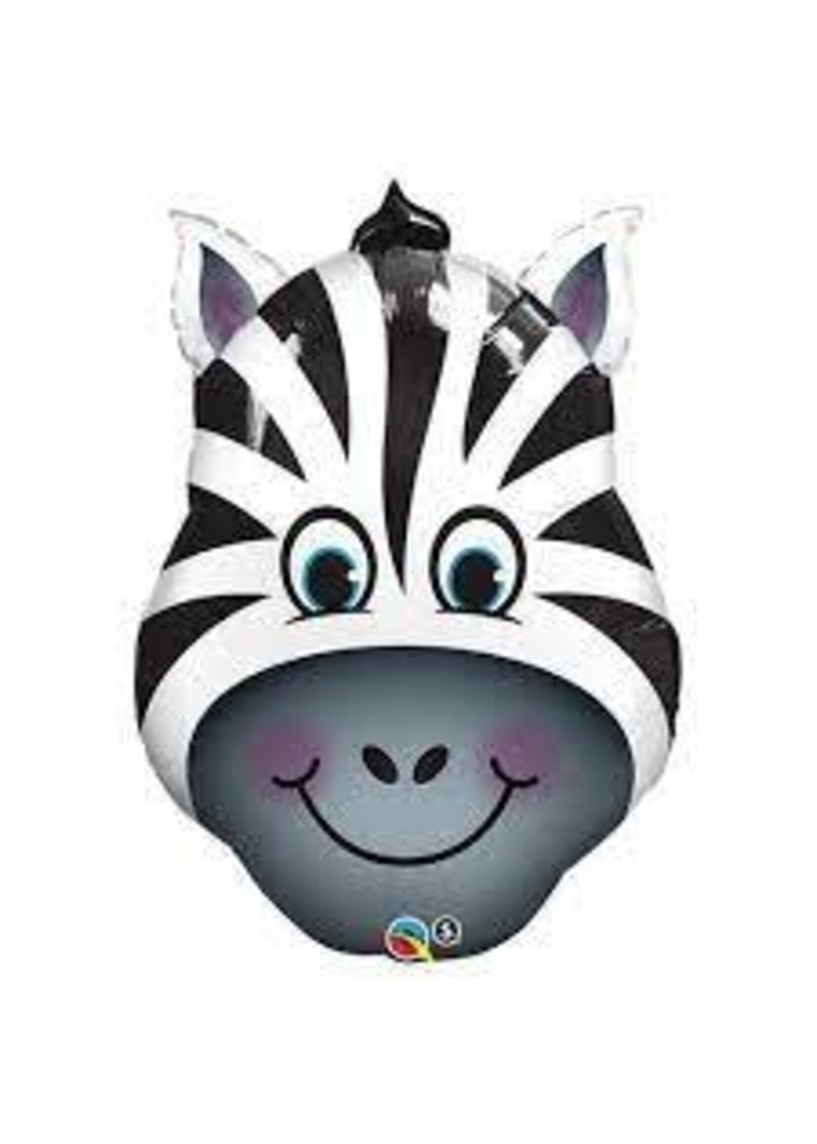 32” ZANY ZEBRA Foil balloon