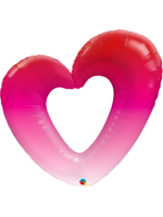 Pink Ombre Heart