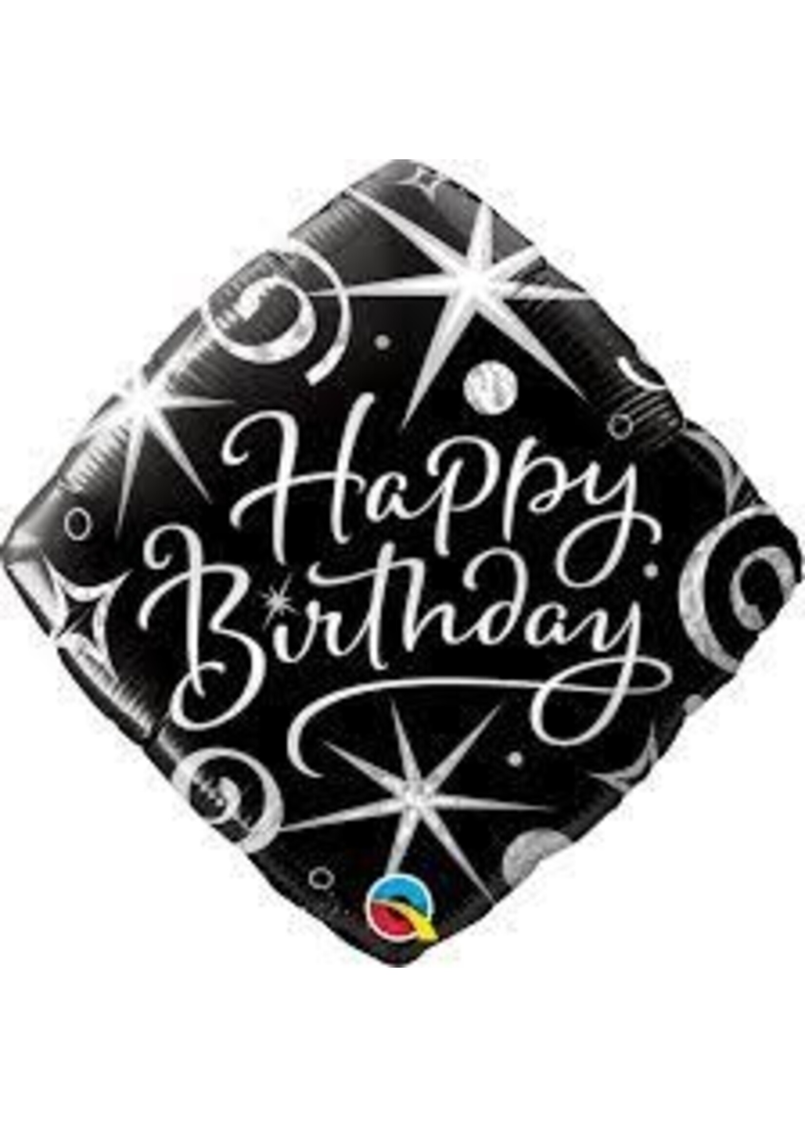 18" HBD BLK & SLVR BLLN