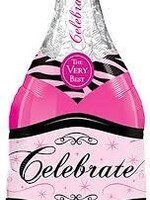 Copy of CELEBRATE PINK BUBBLY WINE 39" BALLOON