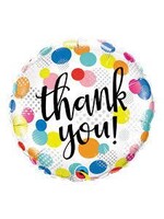 THANK YOU DOTS UPON DOTS 18" BALLOON
