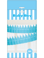 Baby Bottle Bunting Blue