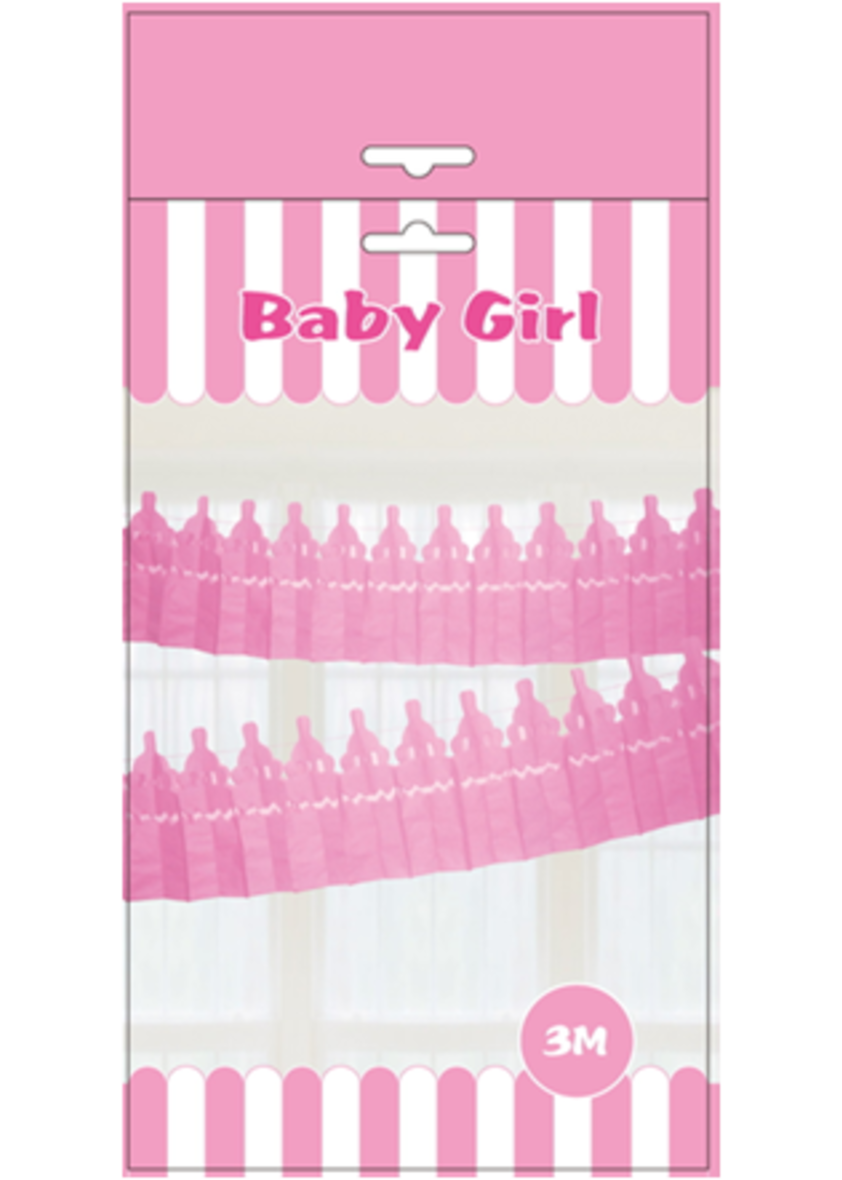 Baby Bottle Bunting Pink