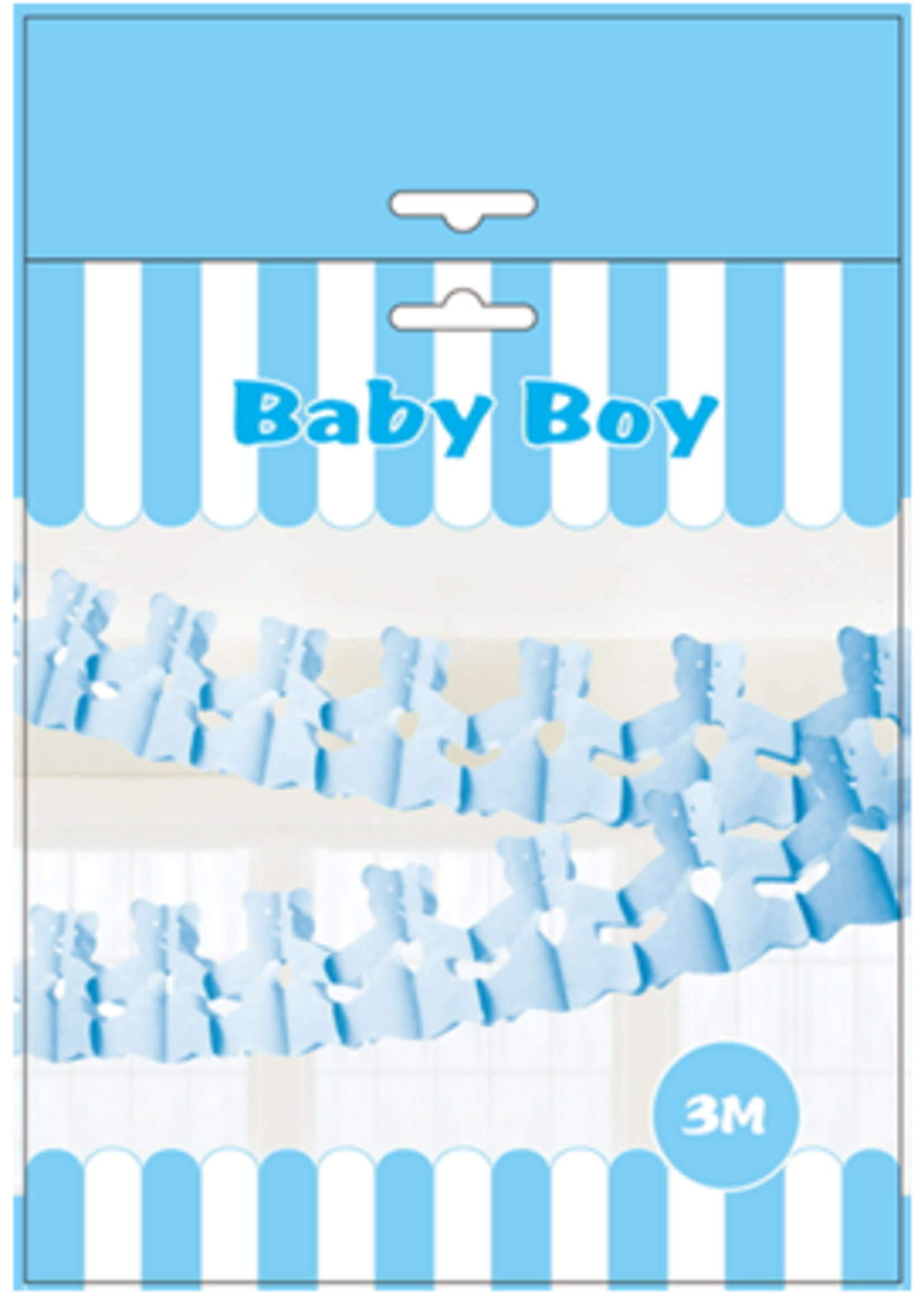Teddy Bunting Blue