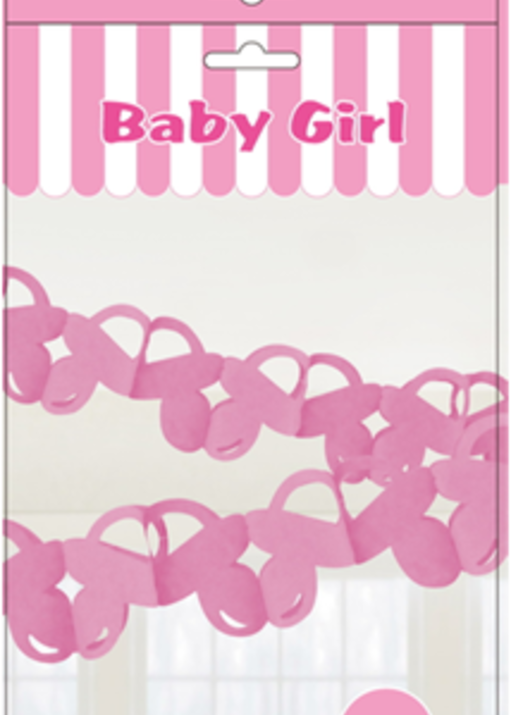 Baby Pacifier Pink Bunting