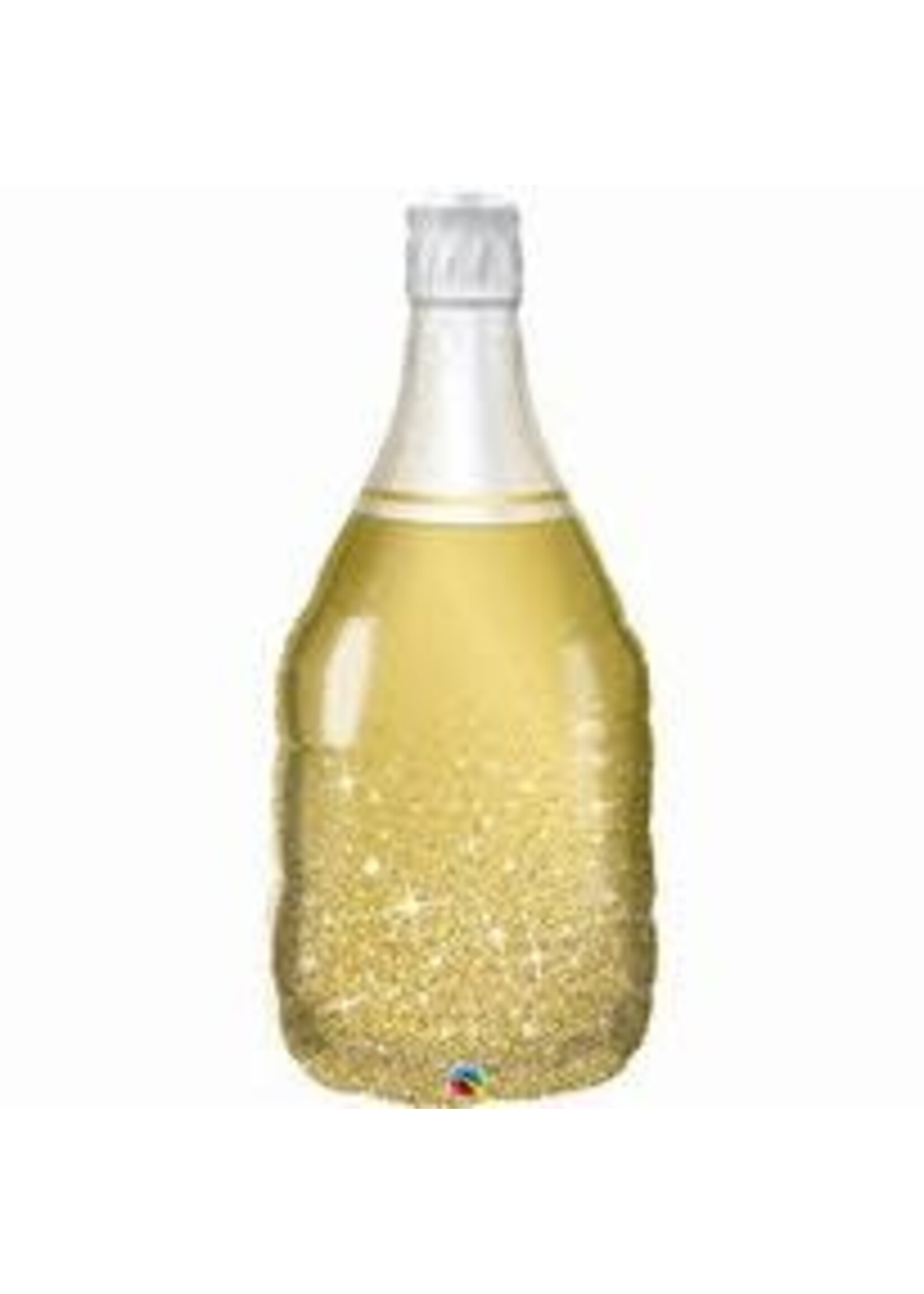 GOLDEN BUBBLY WINE BOTTLE 39" BALLOON