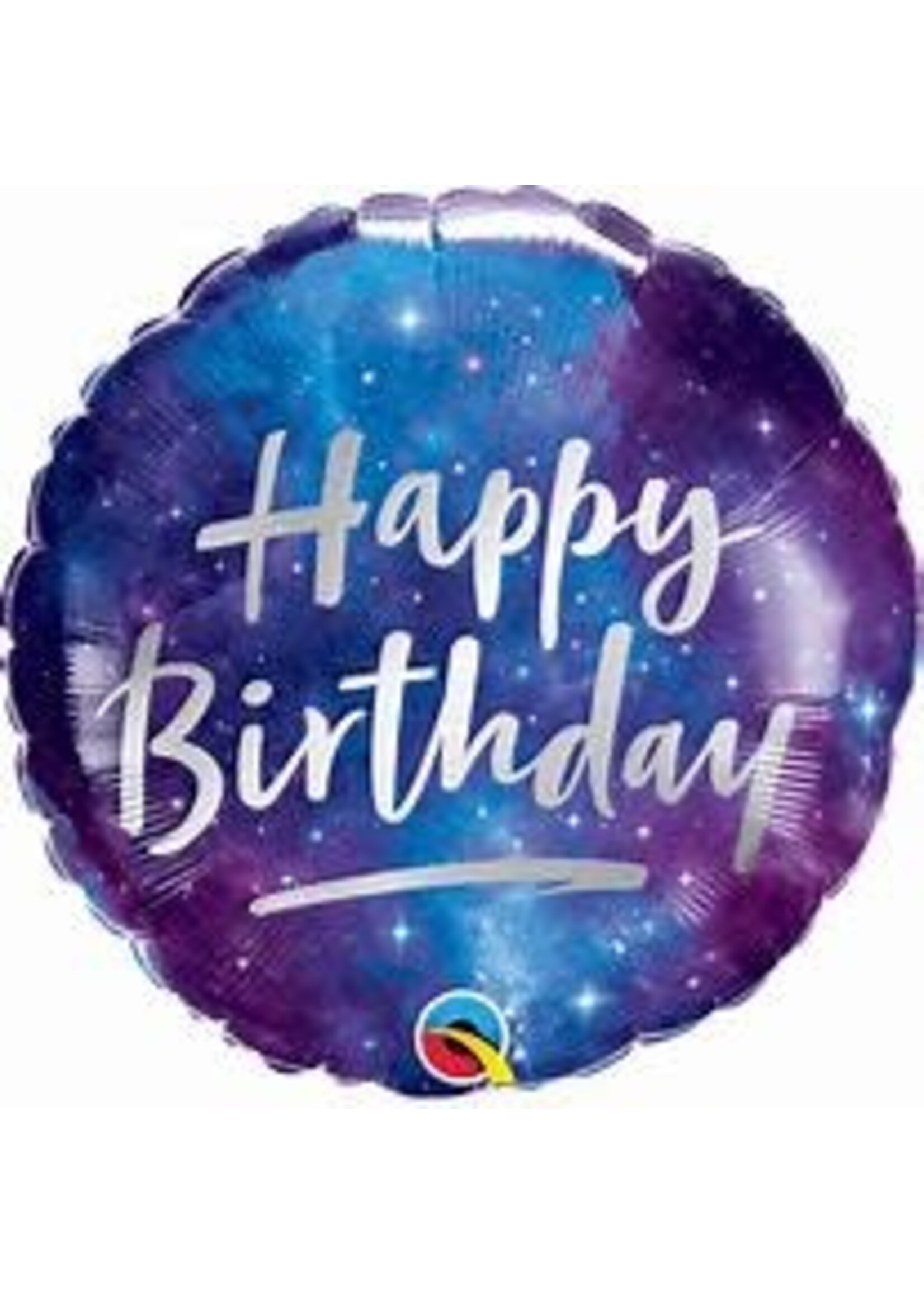 BDAY GALAXY 18" BALLOON