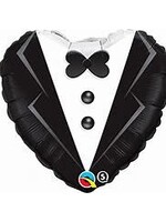 WEDDING TUXEDO 18"  BALLOON