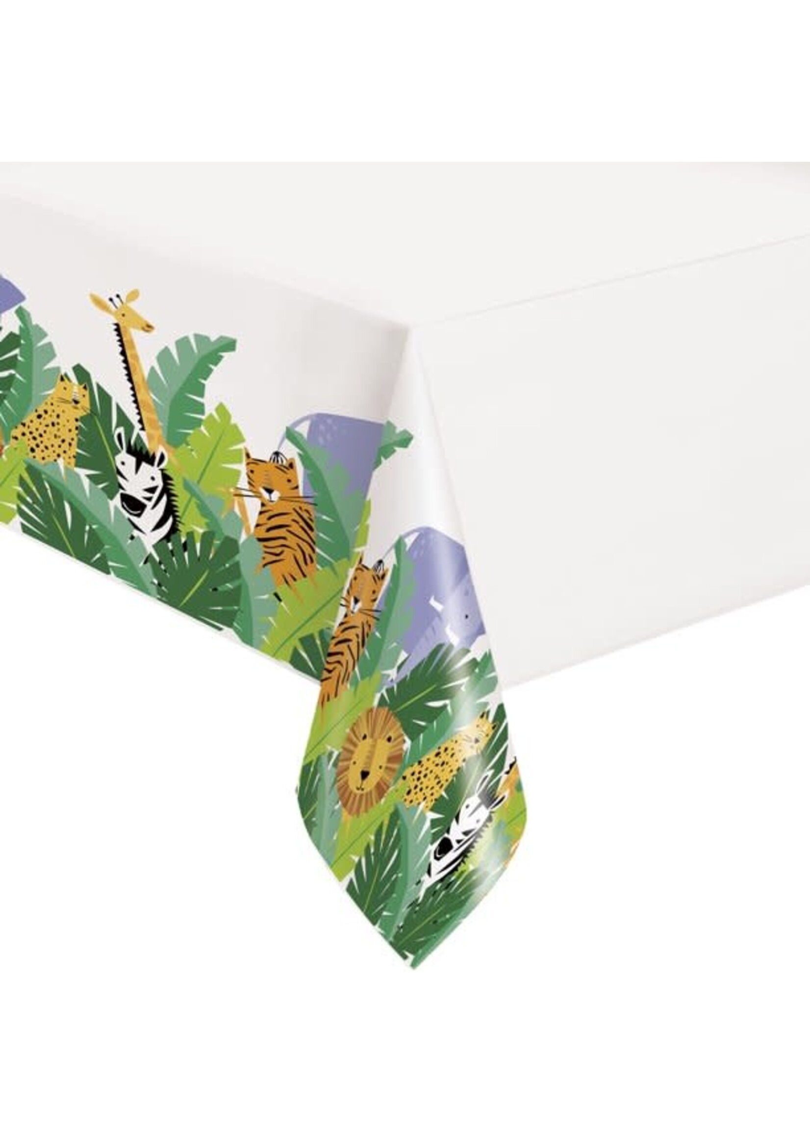 safari animal table cover