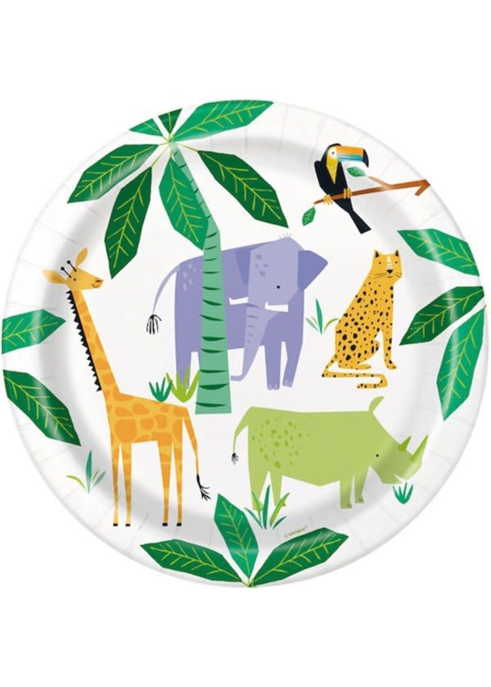 safari paper plates