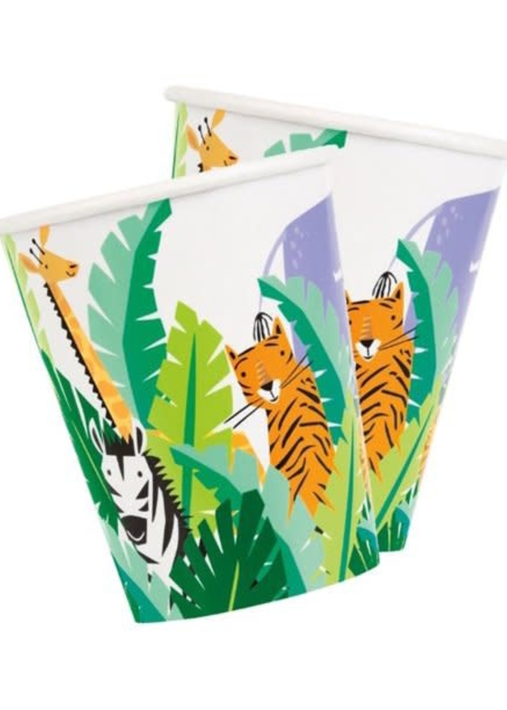 jungle safari paper cups