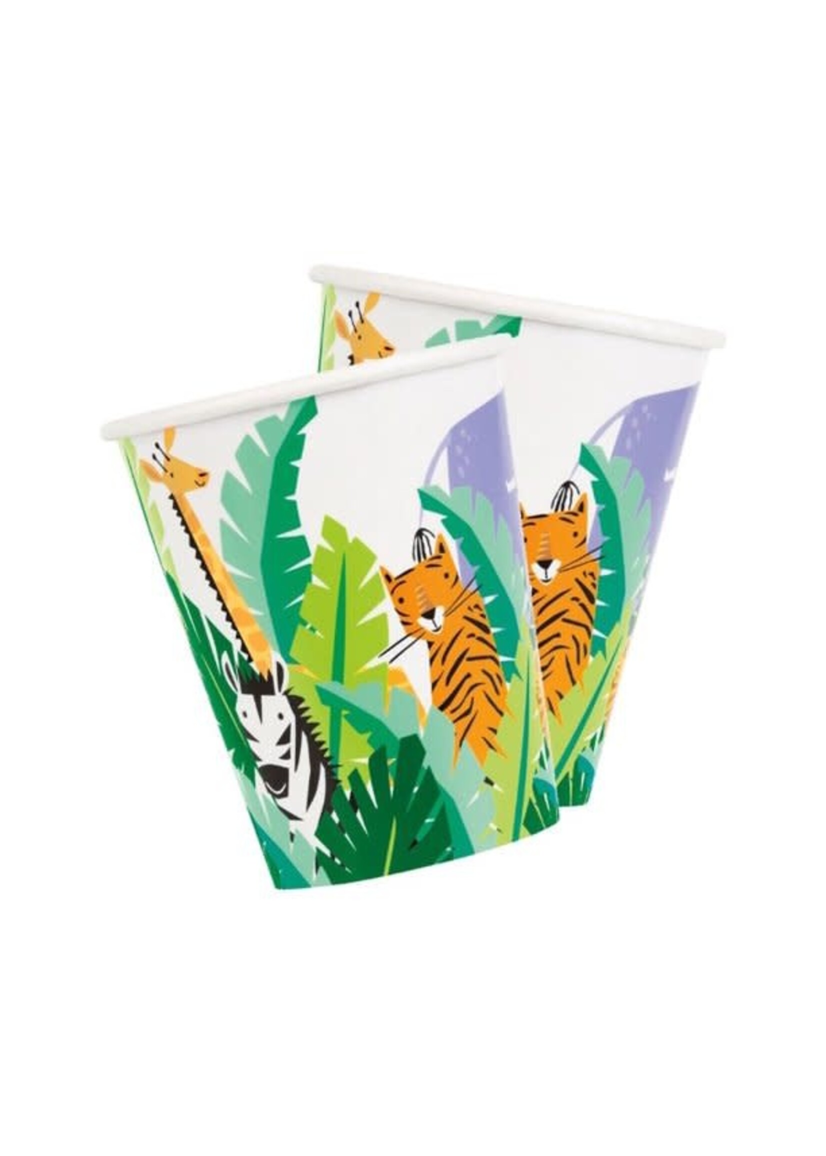 jungle safari paper cups