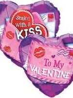18 Inch Valentine Sealed With A Kiss