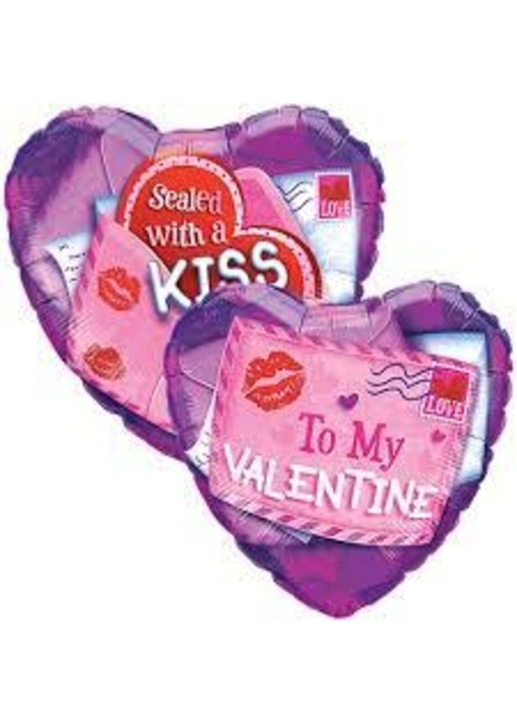 18 Inch Valentine Sealed With A Kiss