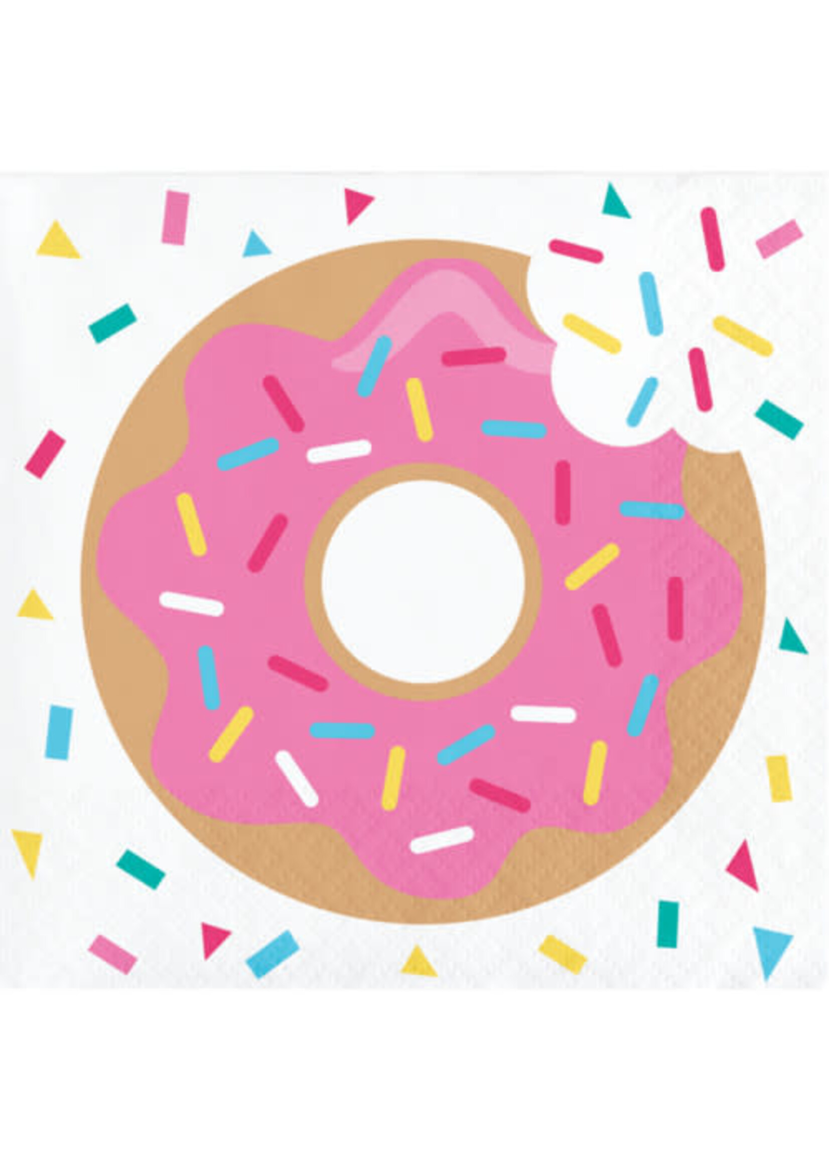 BEVERAGE NAPKIN 16CT 2P DONUT TIME