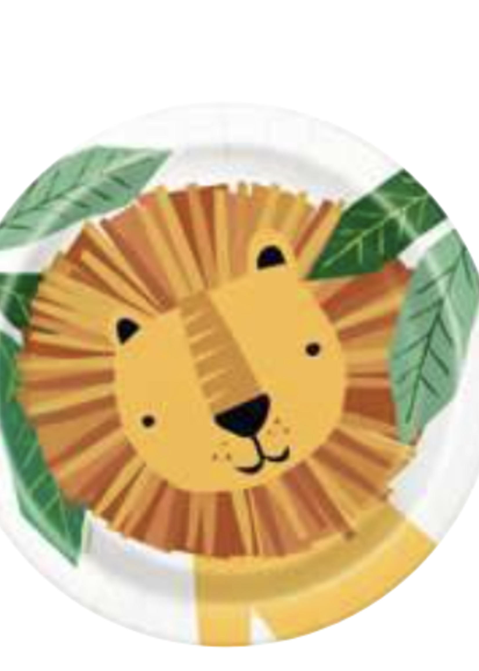 Animal Safari lion plate