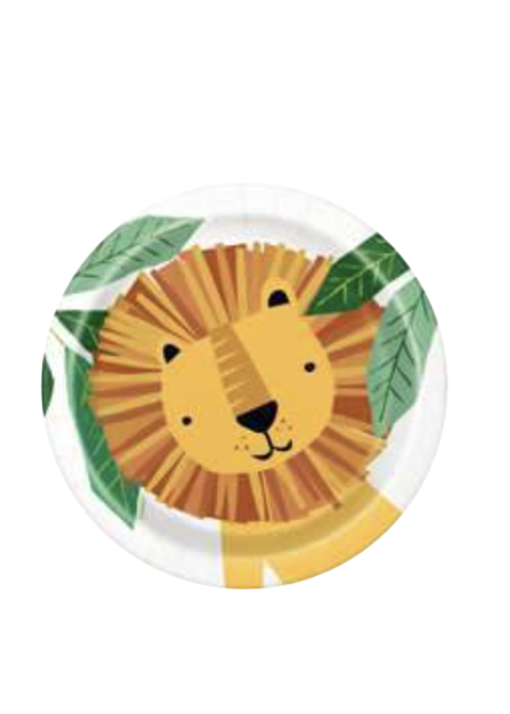 Animal Safari lion plate