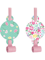 BLOW OUTS  8CT FLORAL TEA PARTY