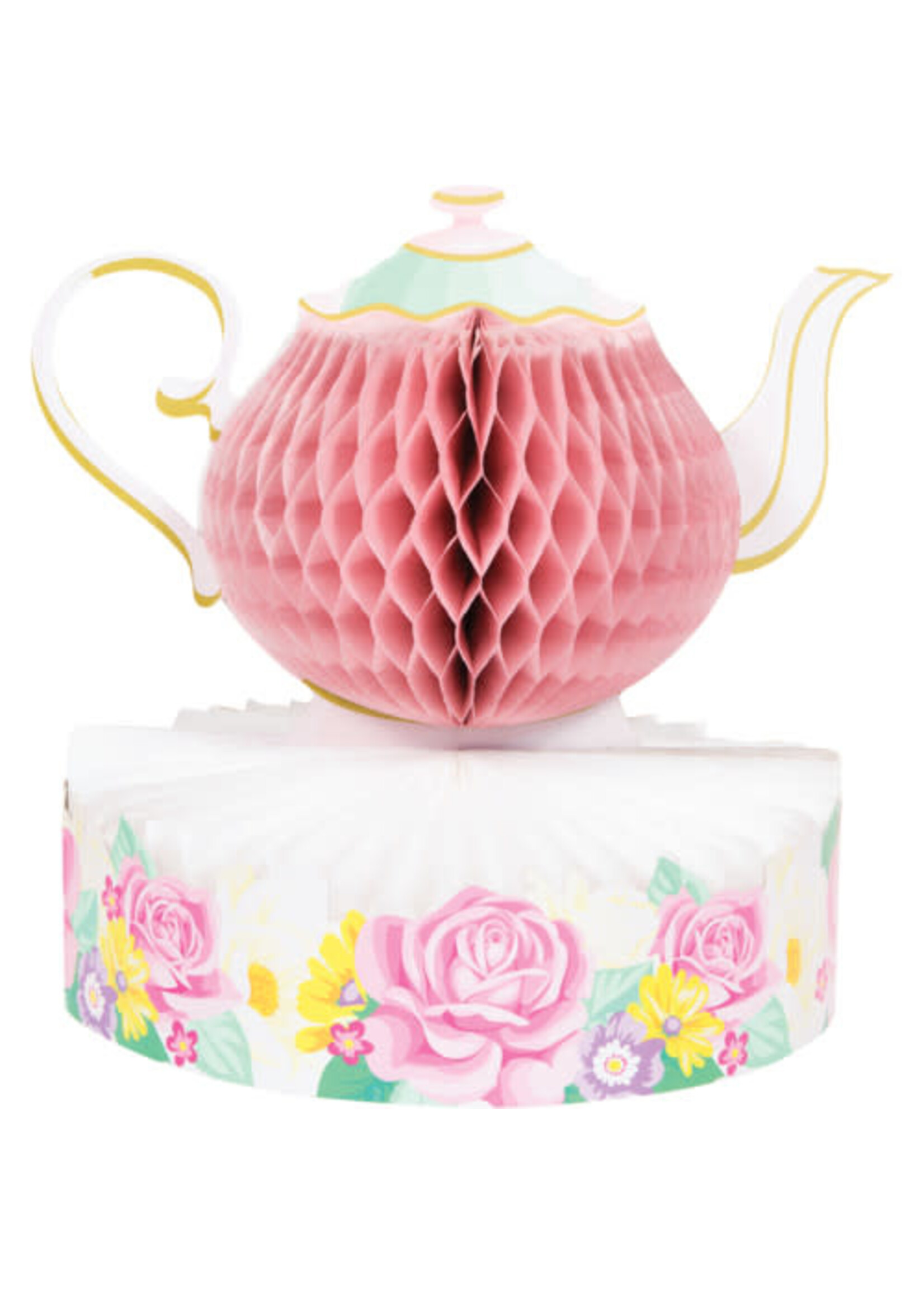CENTERPIECE 3D 1CT FLORAL TEA PARTY